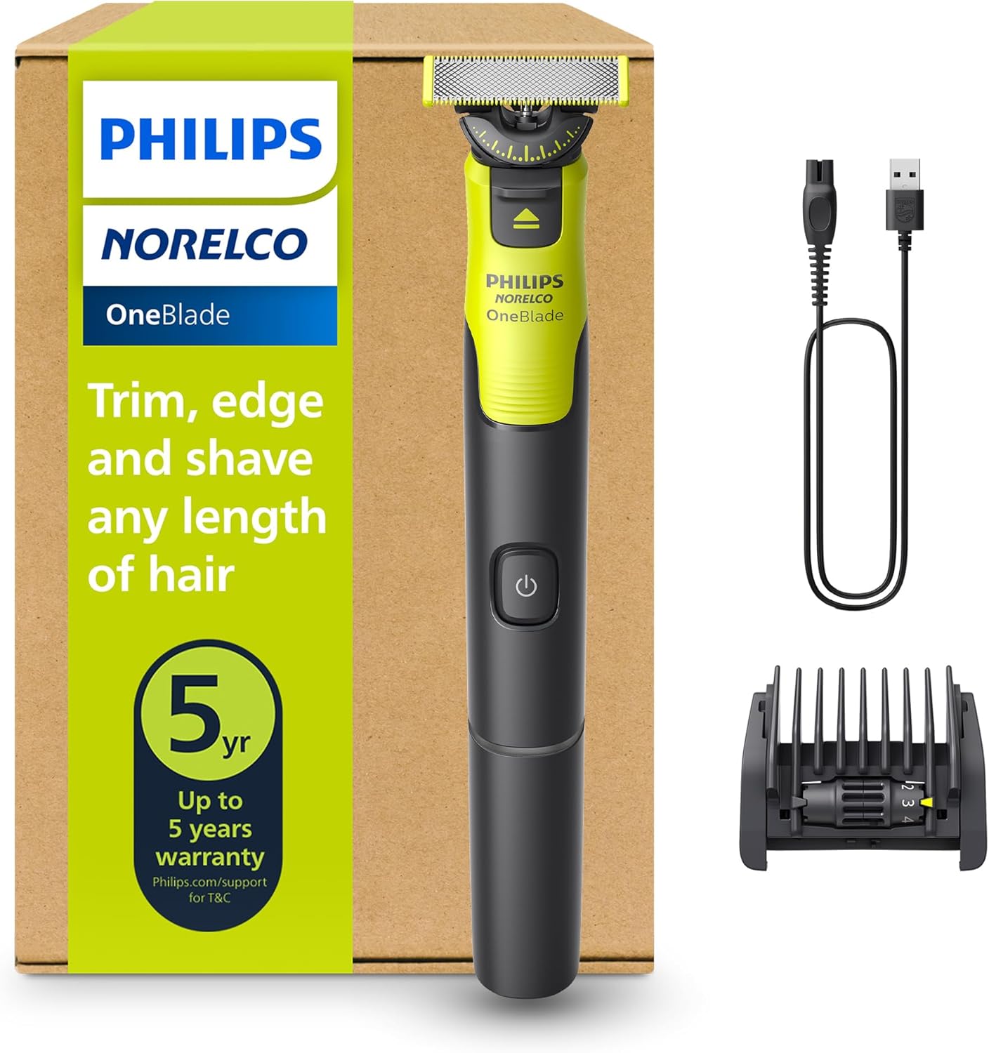 OneBlade Philips Bărbierit rapid, curat și fără iritații